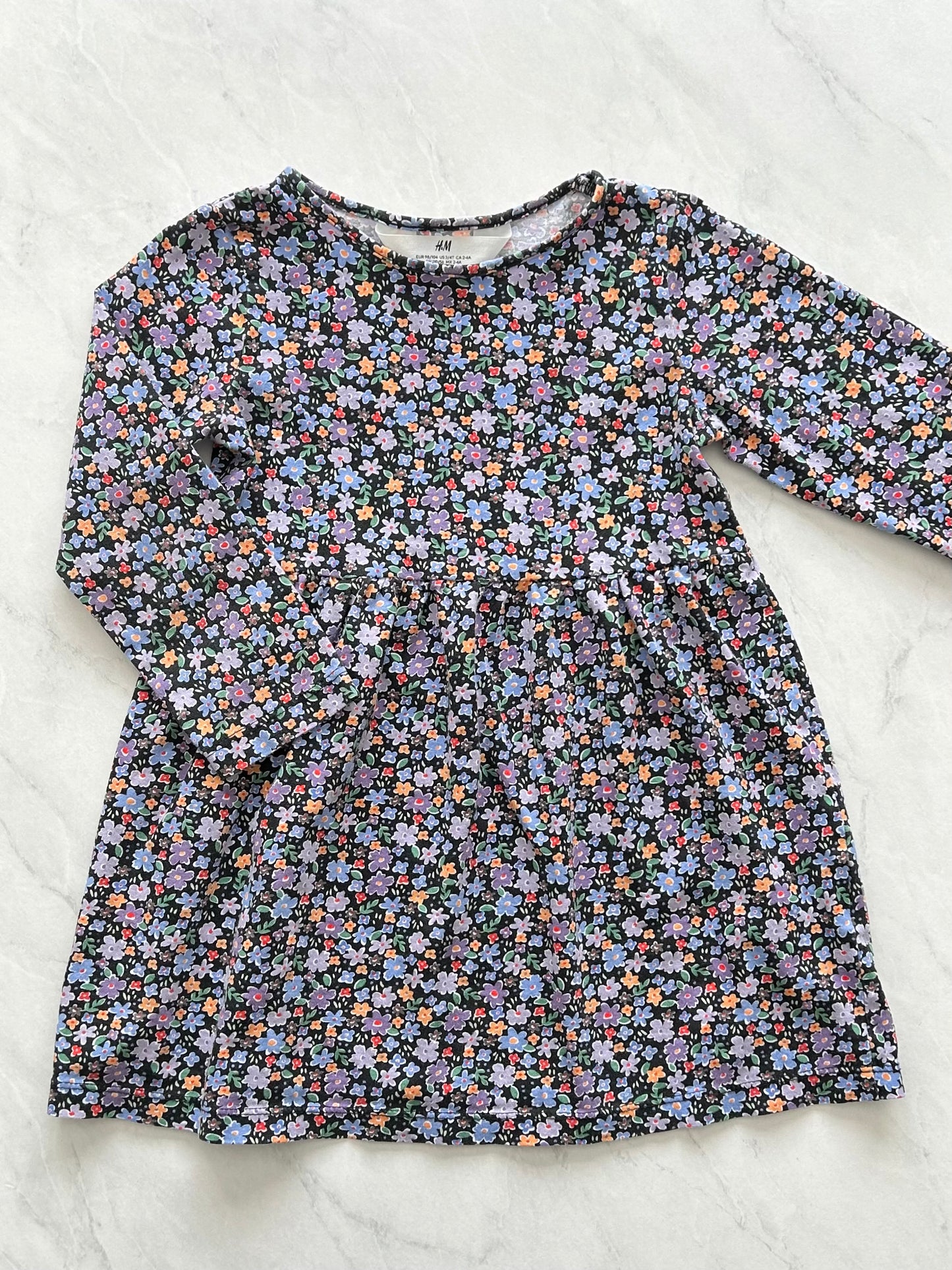 Robe manches longues - H&M - 2-4 ans