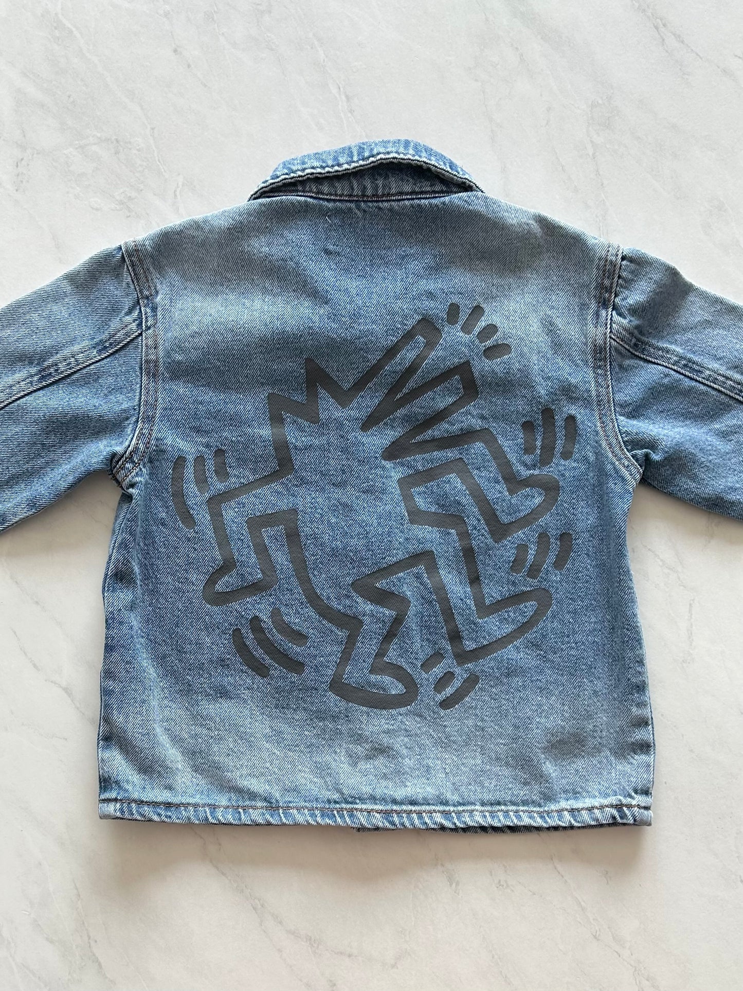 Manteau de jeans - Zara X Keith Haring - 2-3 ans