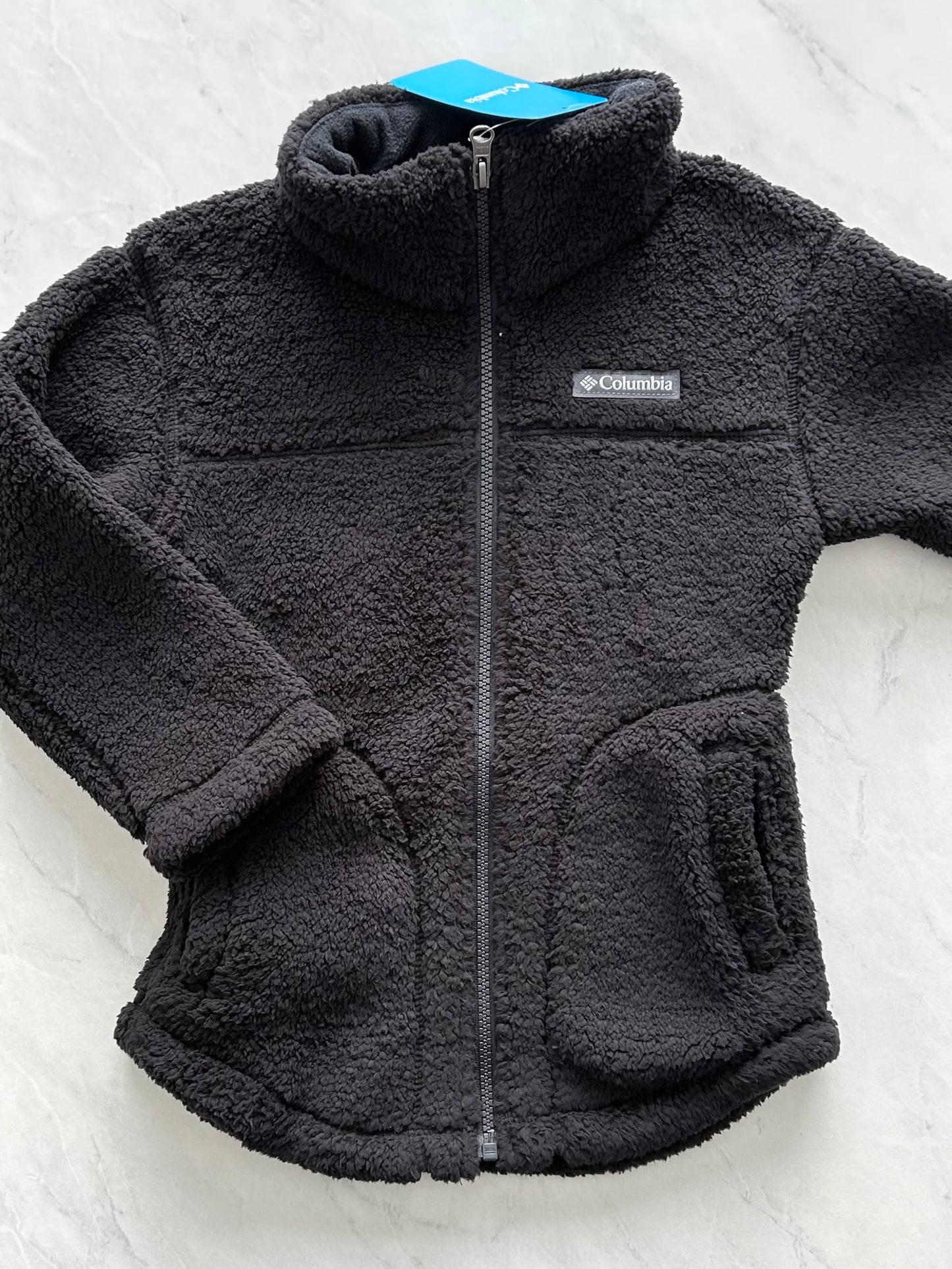 NEUF Manteau mi saison style sherpa - Columbia - 4-5 ans (valeur 69,99$)