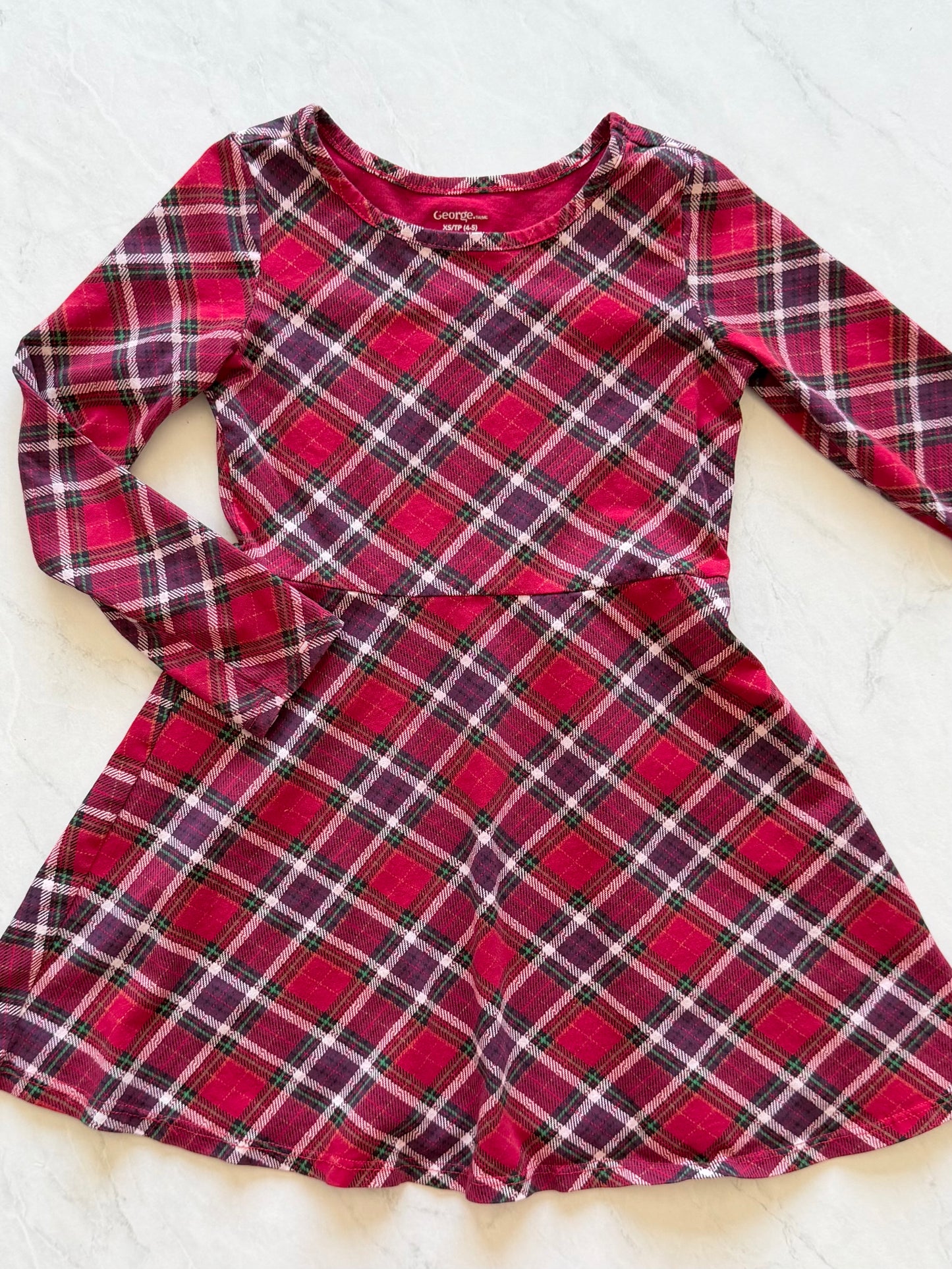 Robe manches longues - George - 4-5 ans
