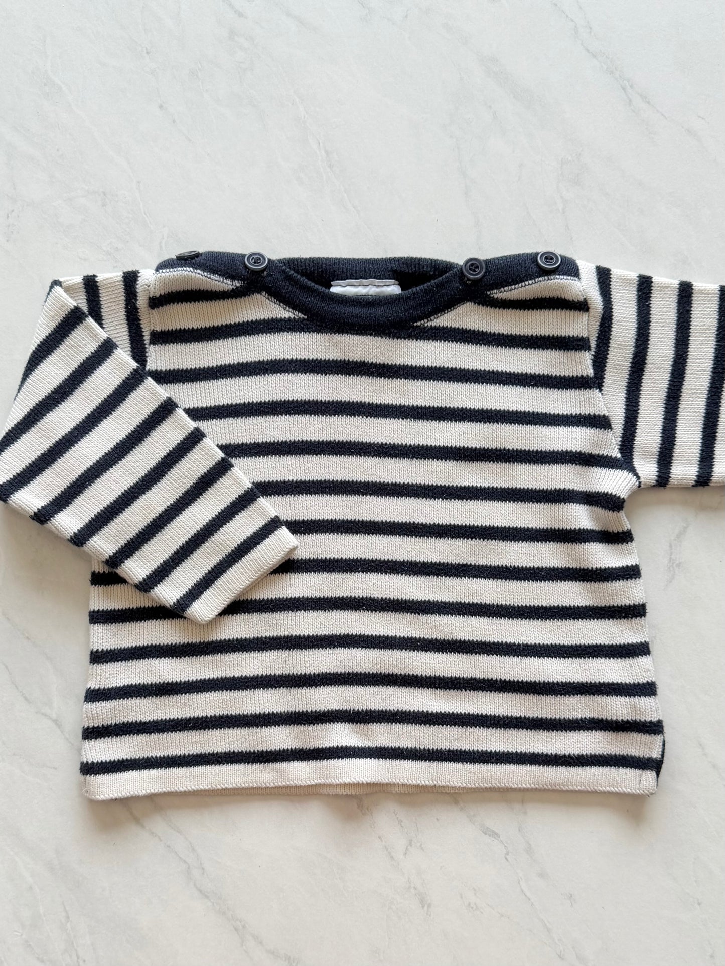 Pull en mailles vintage (1990) - Clément - 3-4 ans