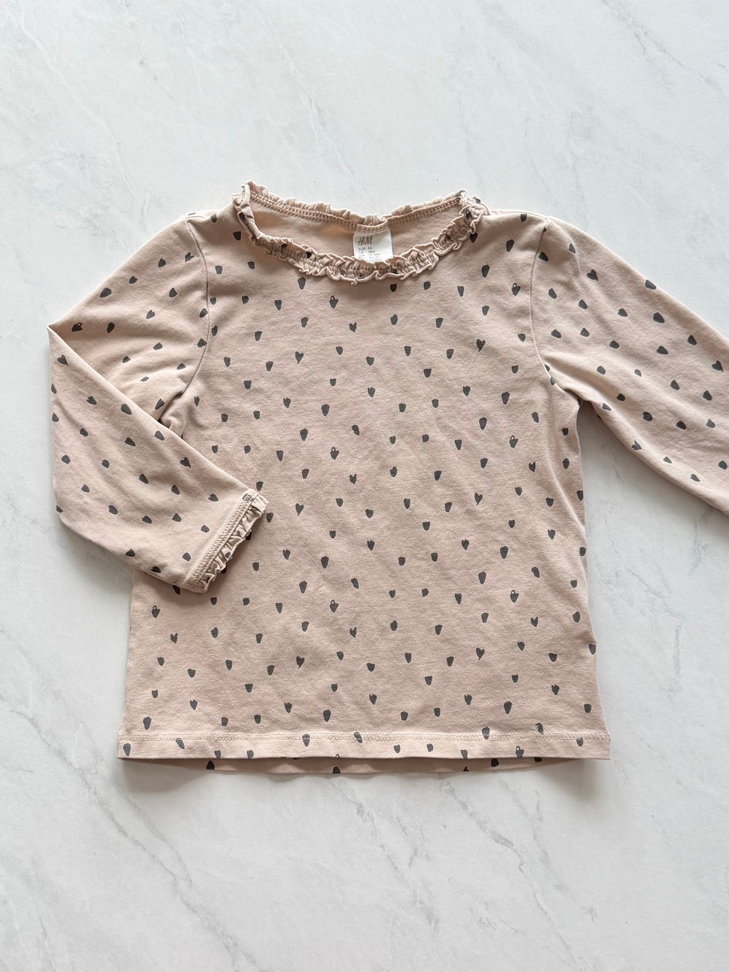 Chandail manches longues - H&M - 12-18 mois