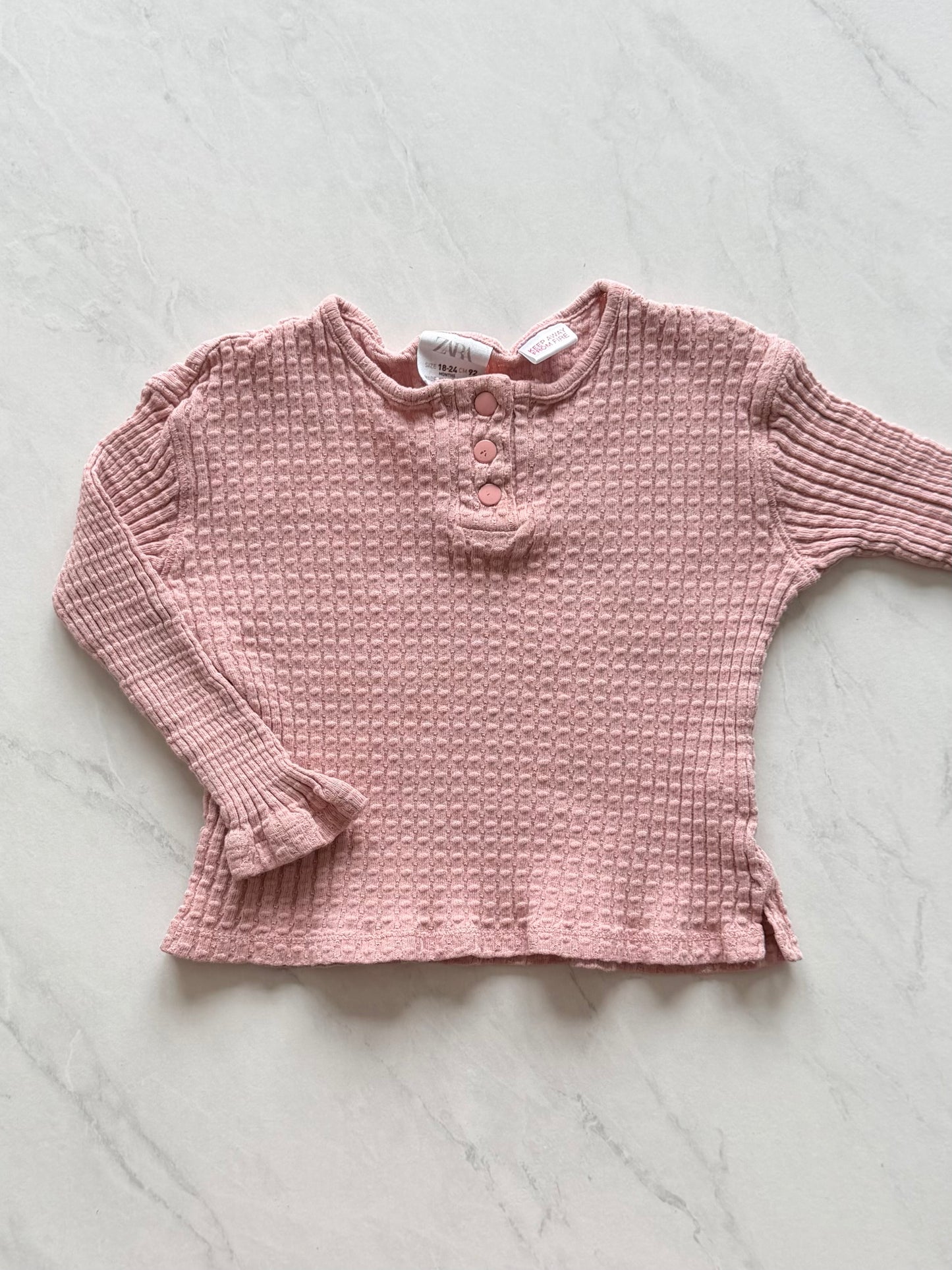 Chandail manches longues - Zara - 18-24 mois