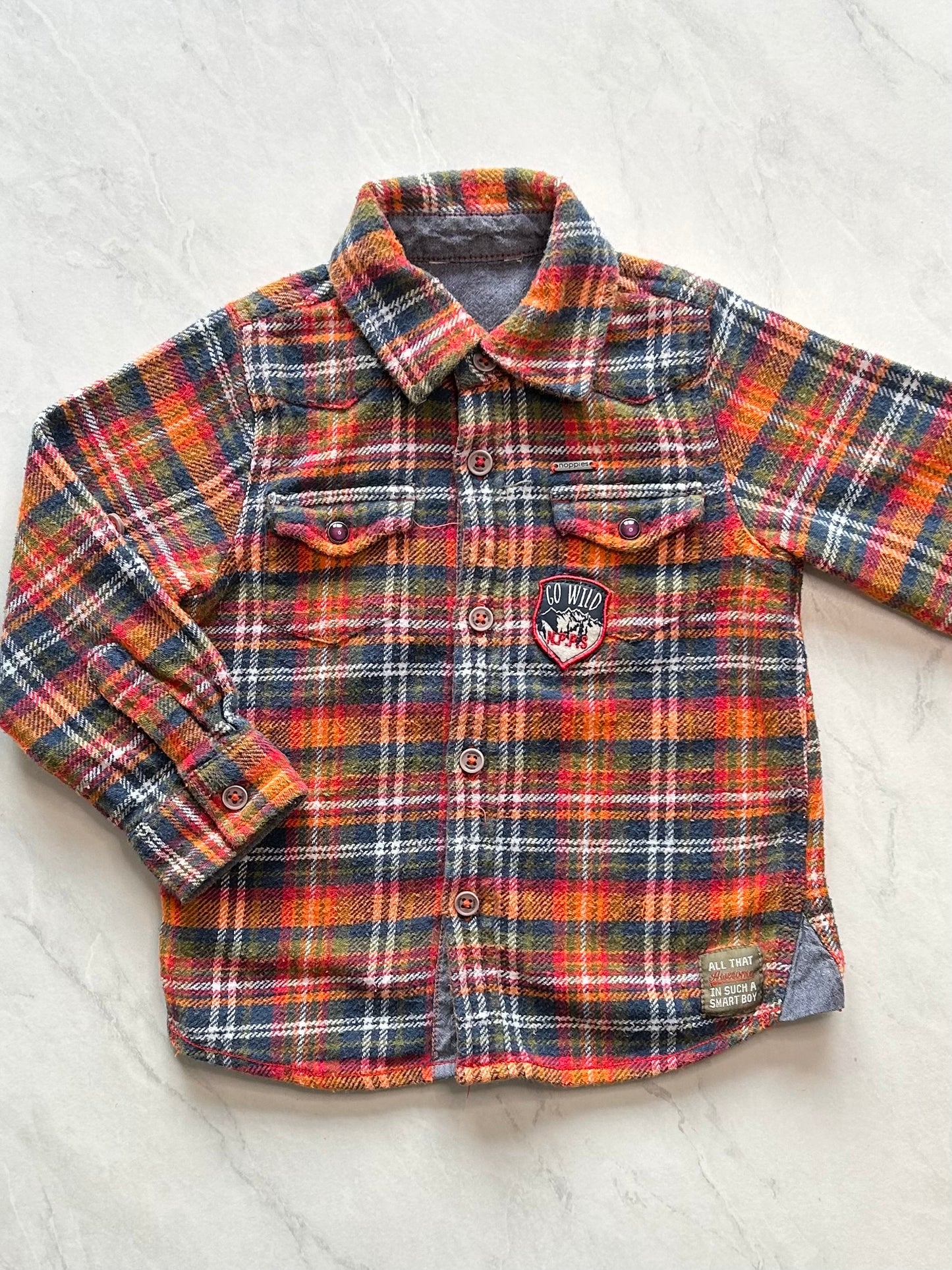Chemise - Noppies (pas d’étiquette) - Approx. 2-3 ans