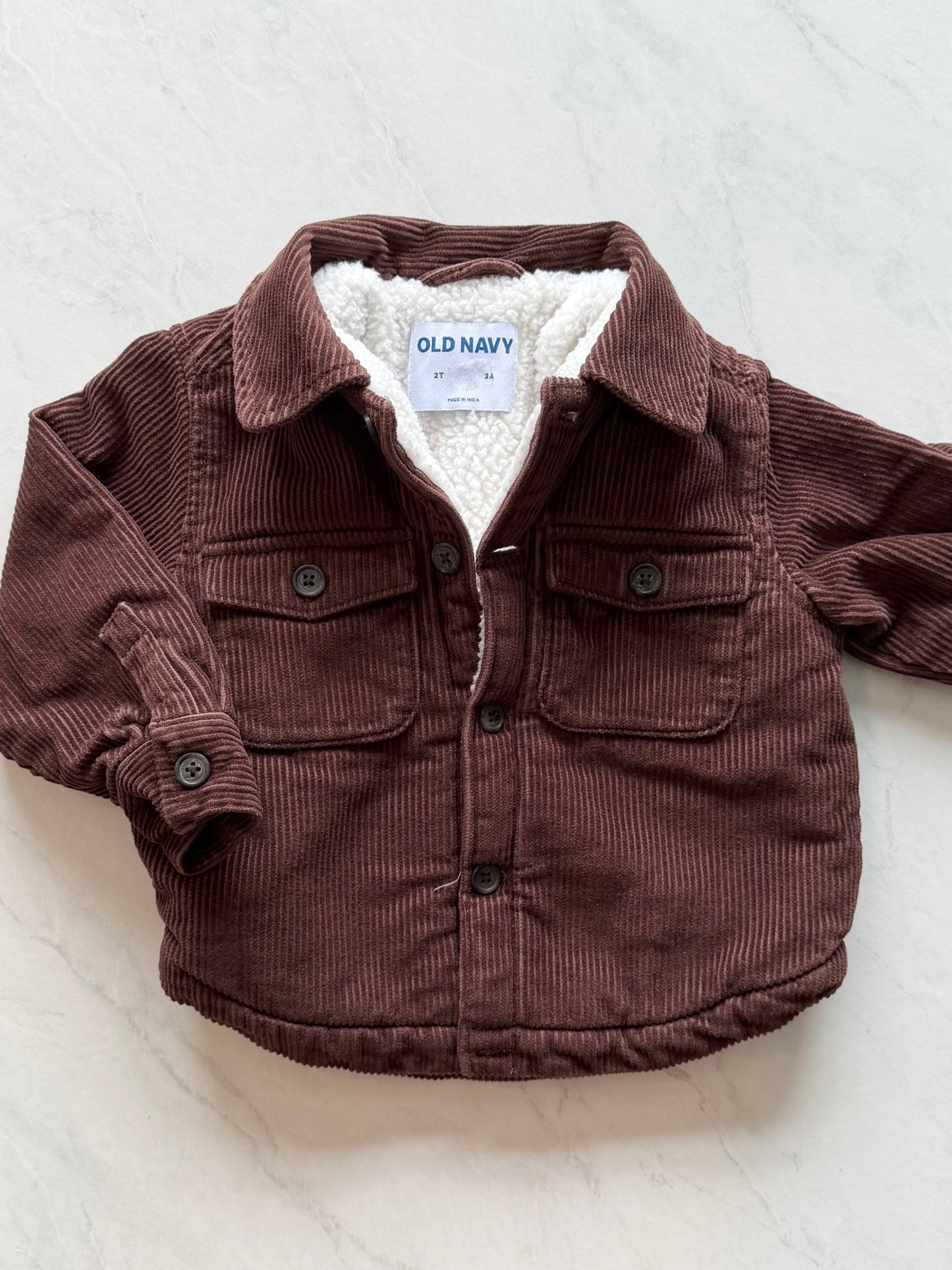 Veste doublé en sherpa - Old navy - 2T