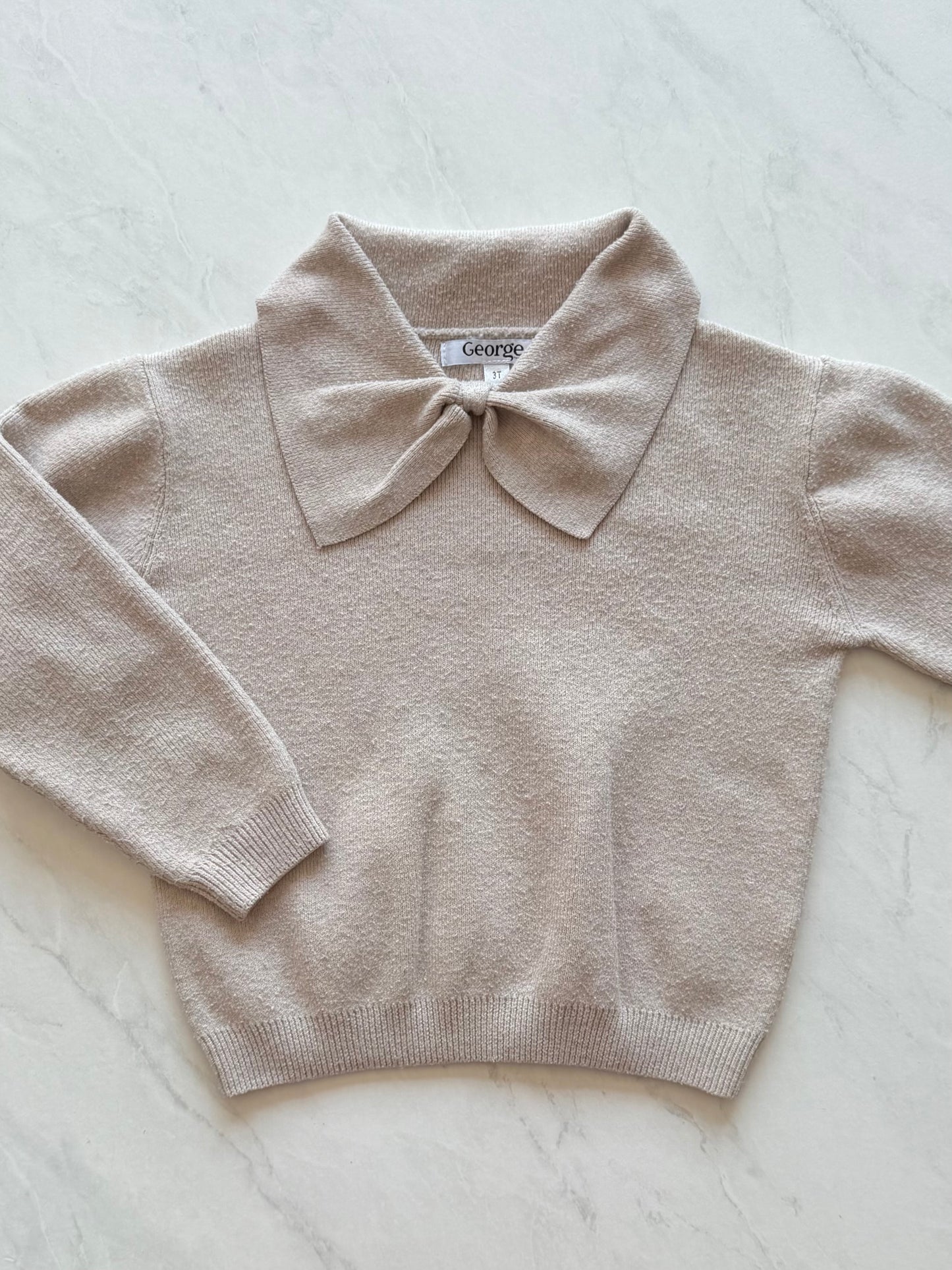 Pull en mailles - George - 3T (légèrement mousseux)
