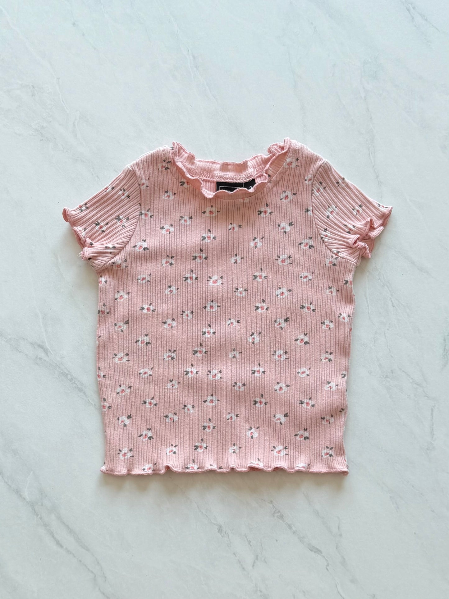 T-shirt côtelé - Z/C - 2 ans (fait petit)