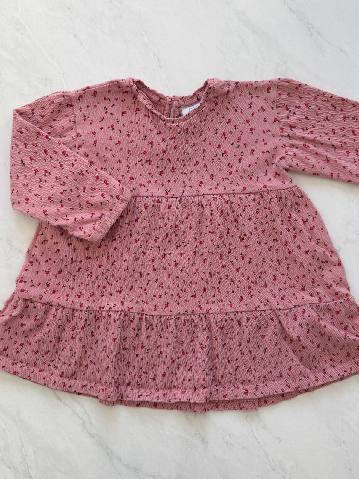 Robe manches longues - Zara - 18-24 mois