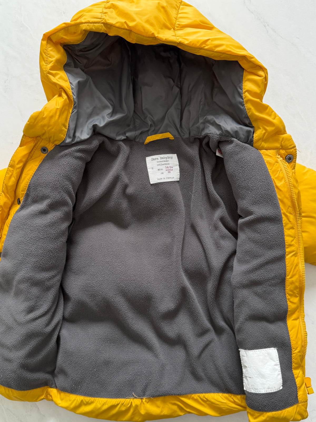 Manteau doublé en polar - Zara - 18-24 mois