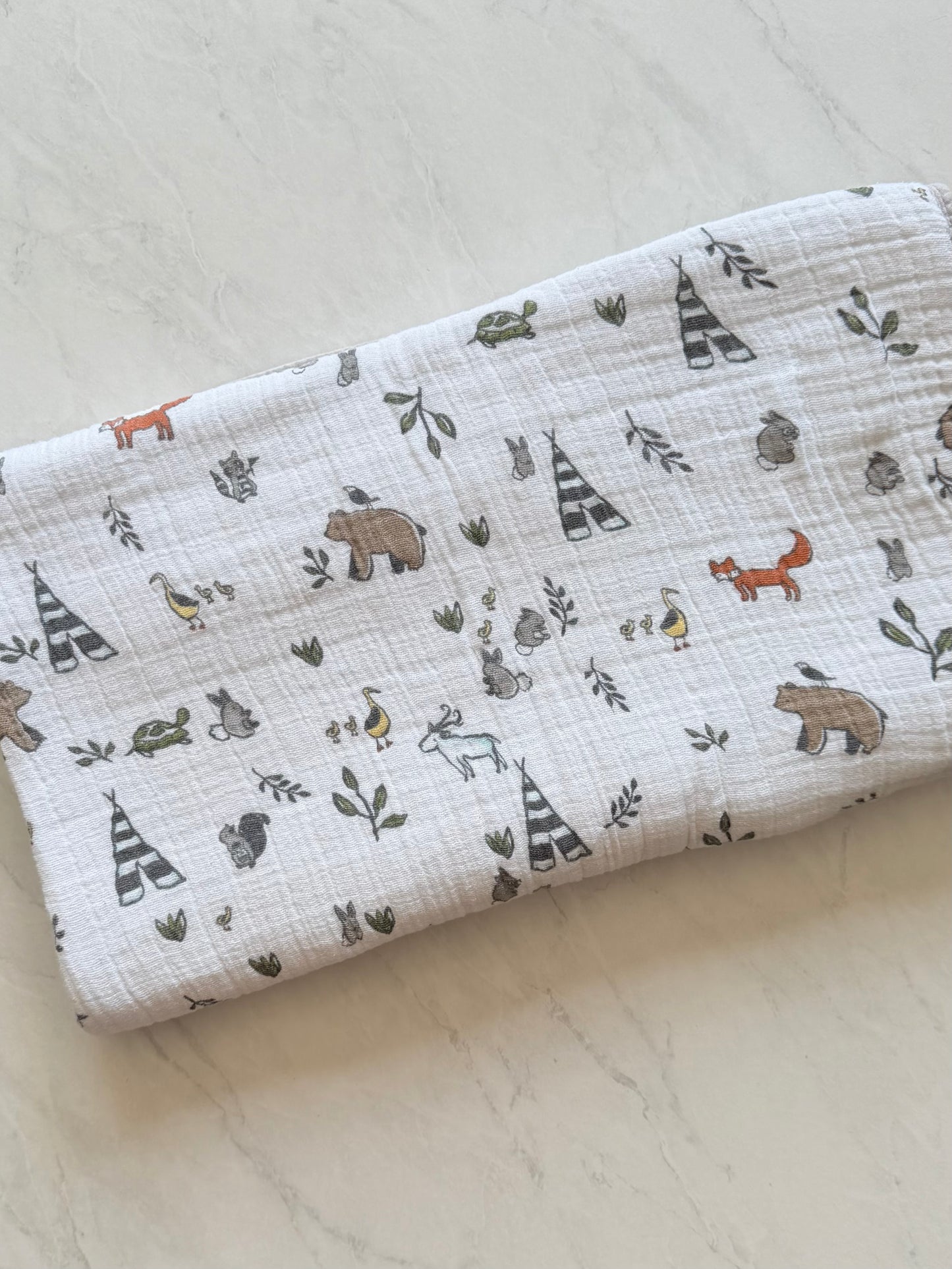 Grande doudou mousseline 47x47 - Little Unicorn