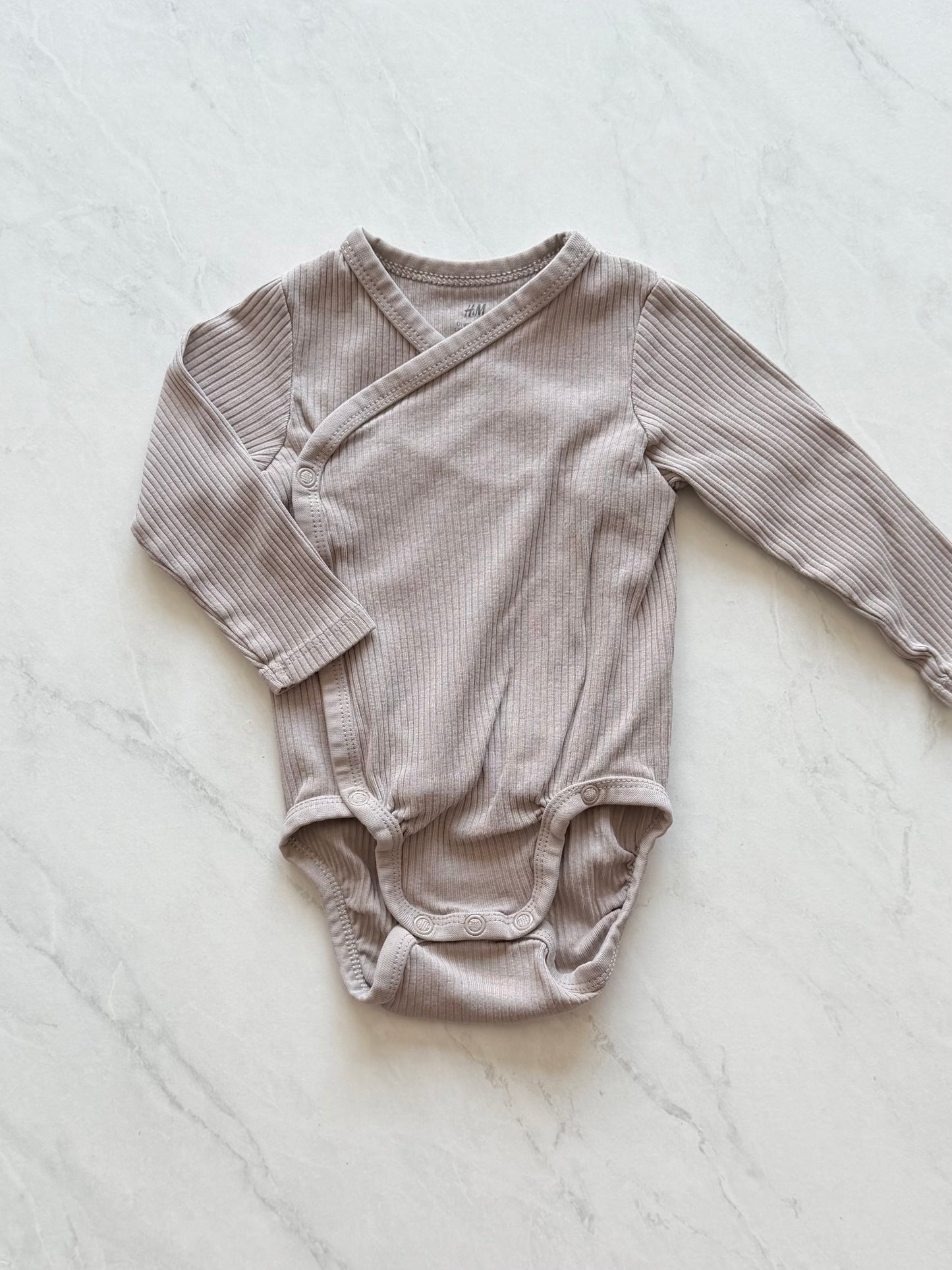 Cache couche côtelé - H&M - 4-6 mois