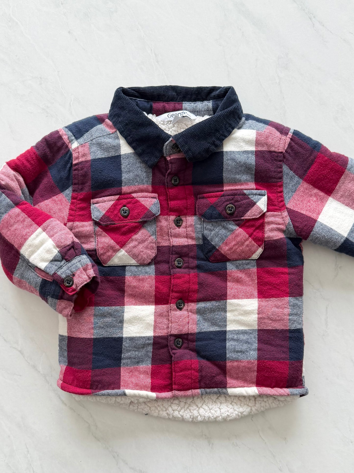 Veste doublée en sherpa - George - 3T