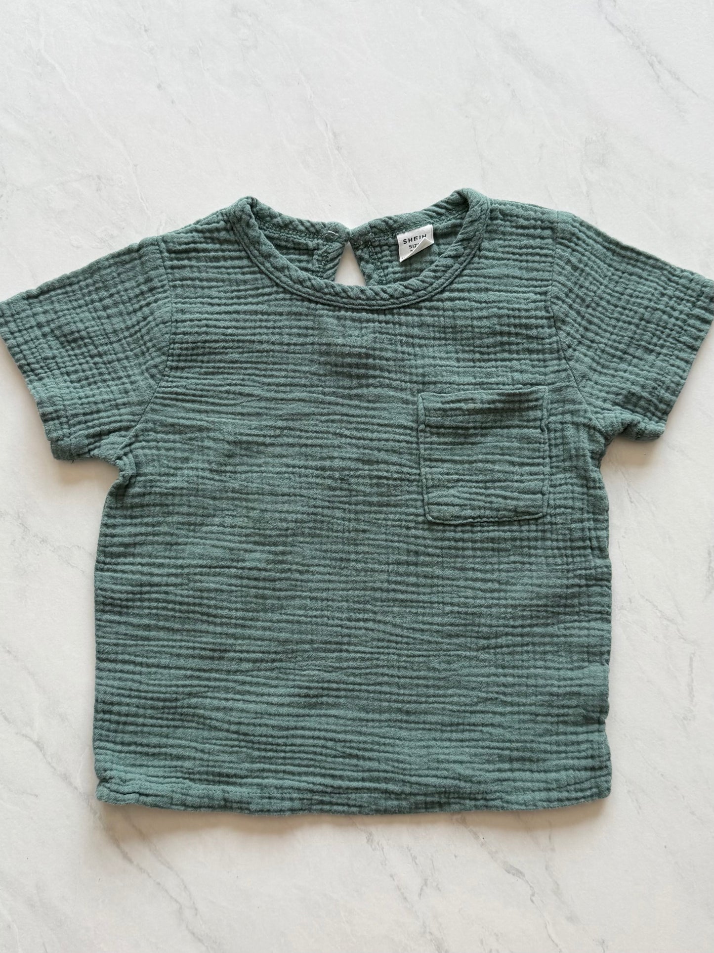 T-shirt en coton mousseline - Shein - 2-3 ans