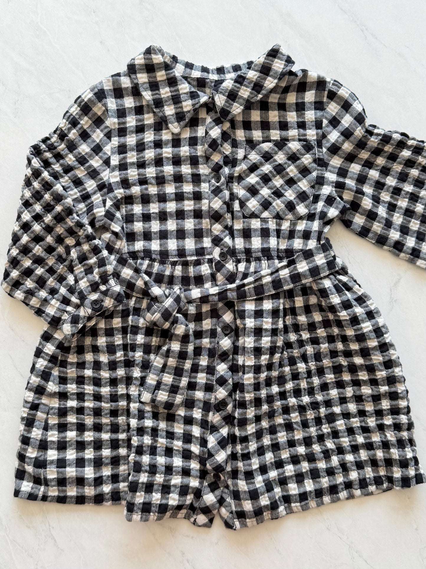 Robe manches longues - Zara - 5-6 ans