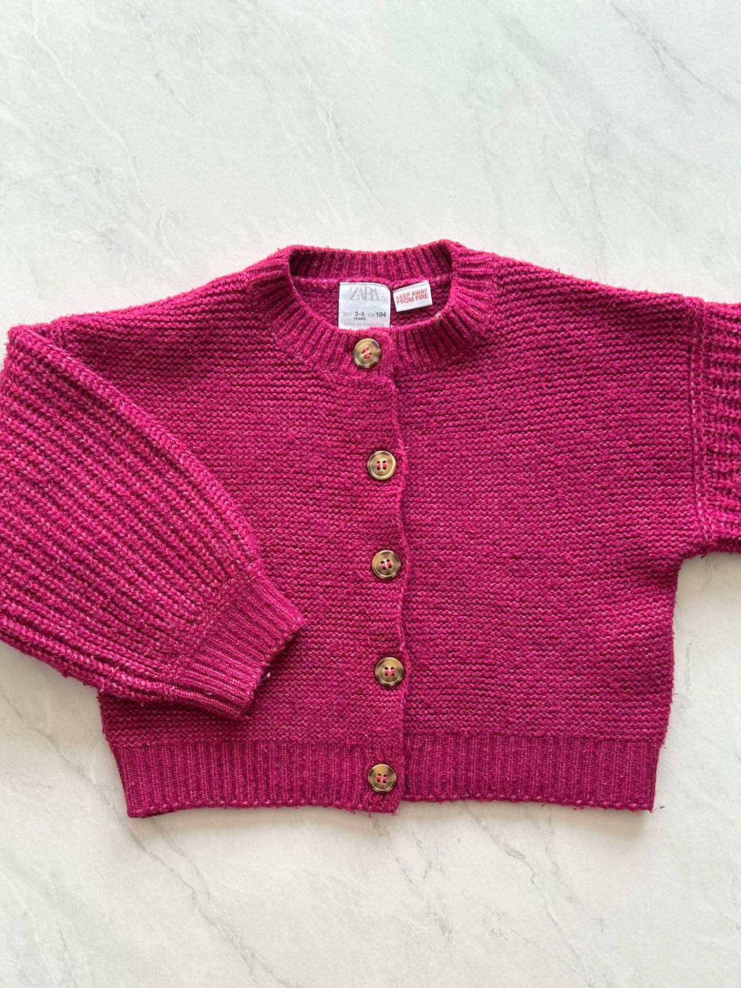 Veste en mailles - Zara - 3-4 ans