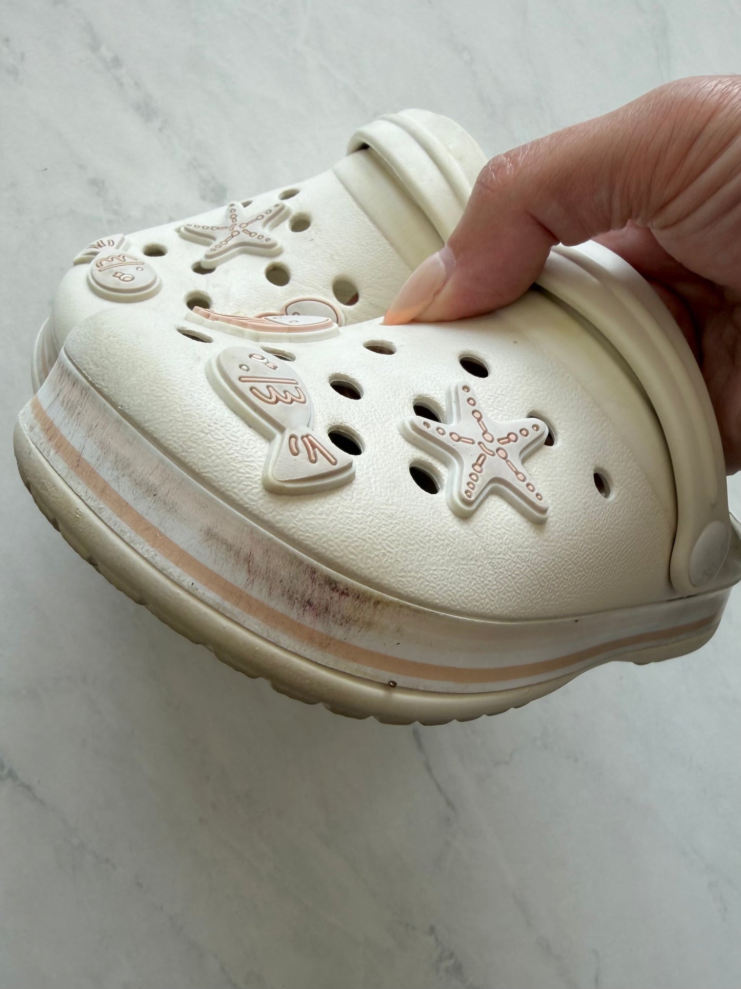 *Imparfait* Sandales style croc - aucune marque - 25 (US 8.5-9)