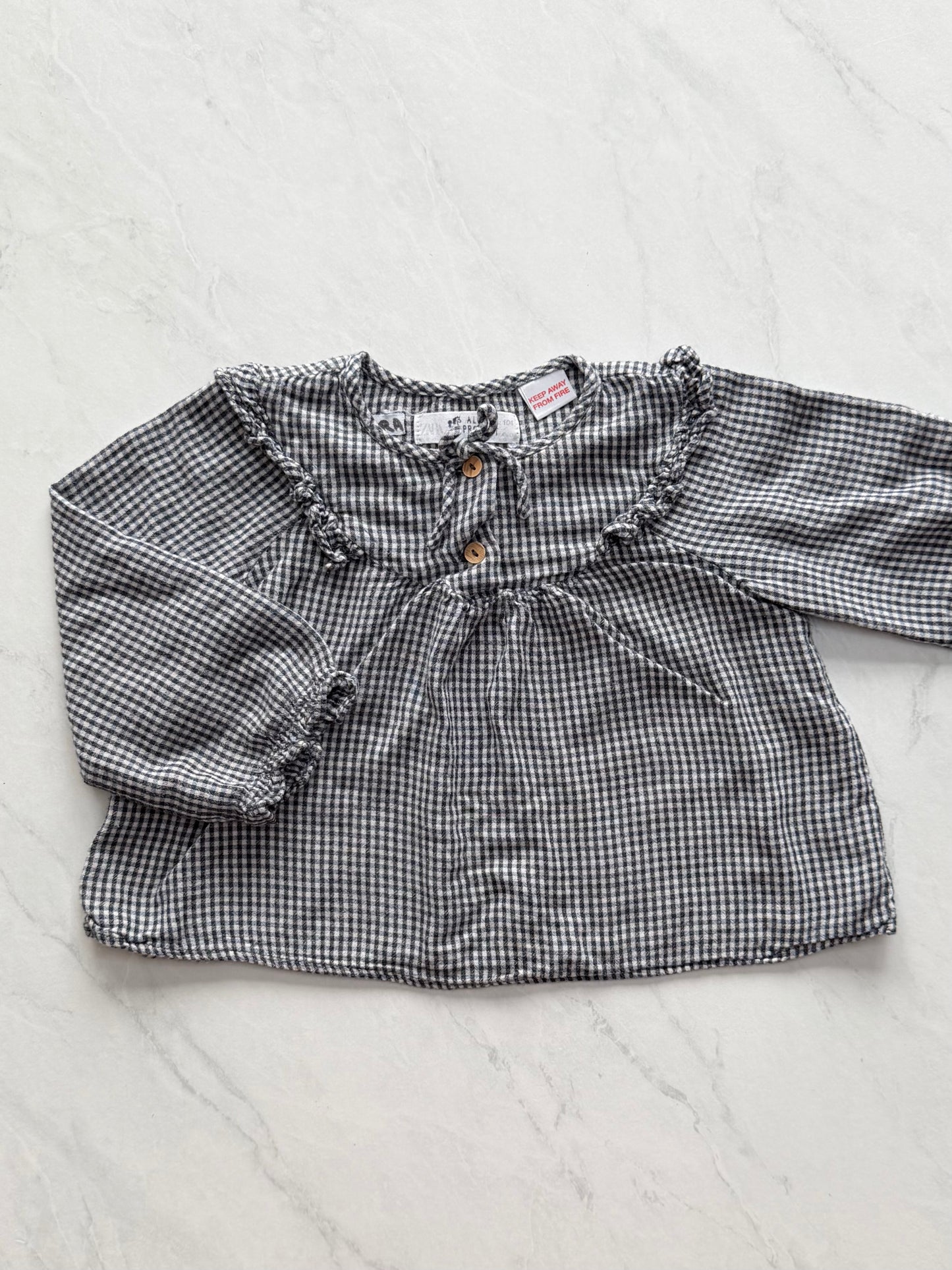 Haut manches longues - Zara - 18-24 mois