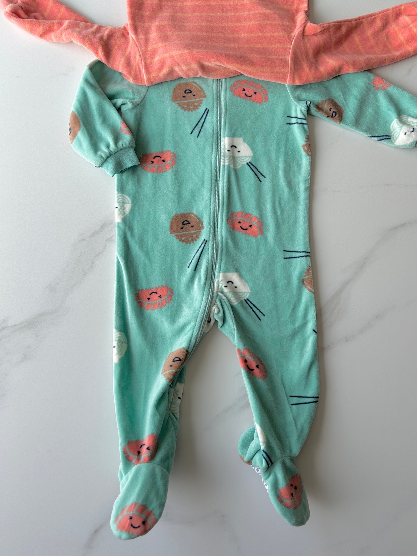 NEUF Duo de pyjama en polar - Pekkle - 12 mois