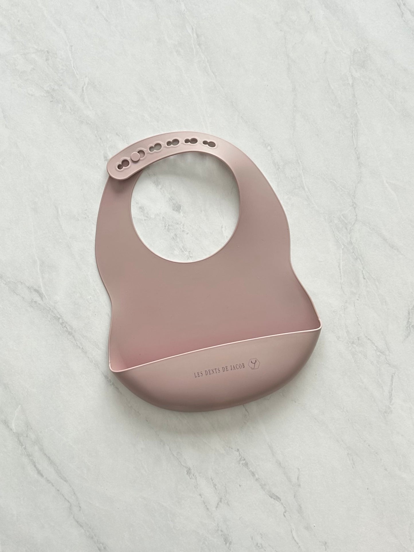 Bavette en silicone - Les dents de Jacob