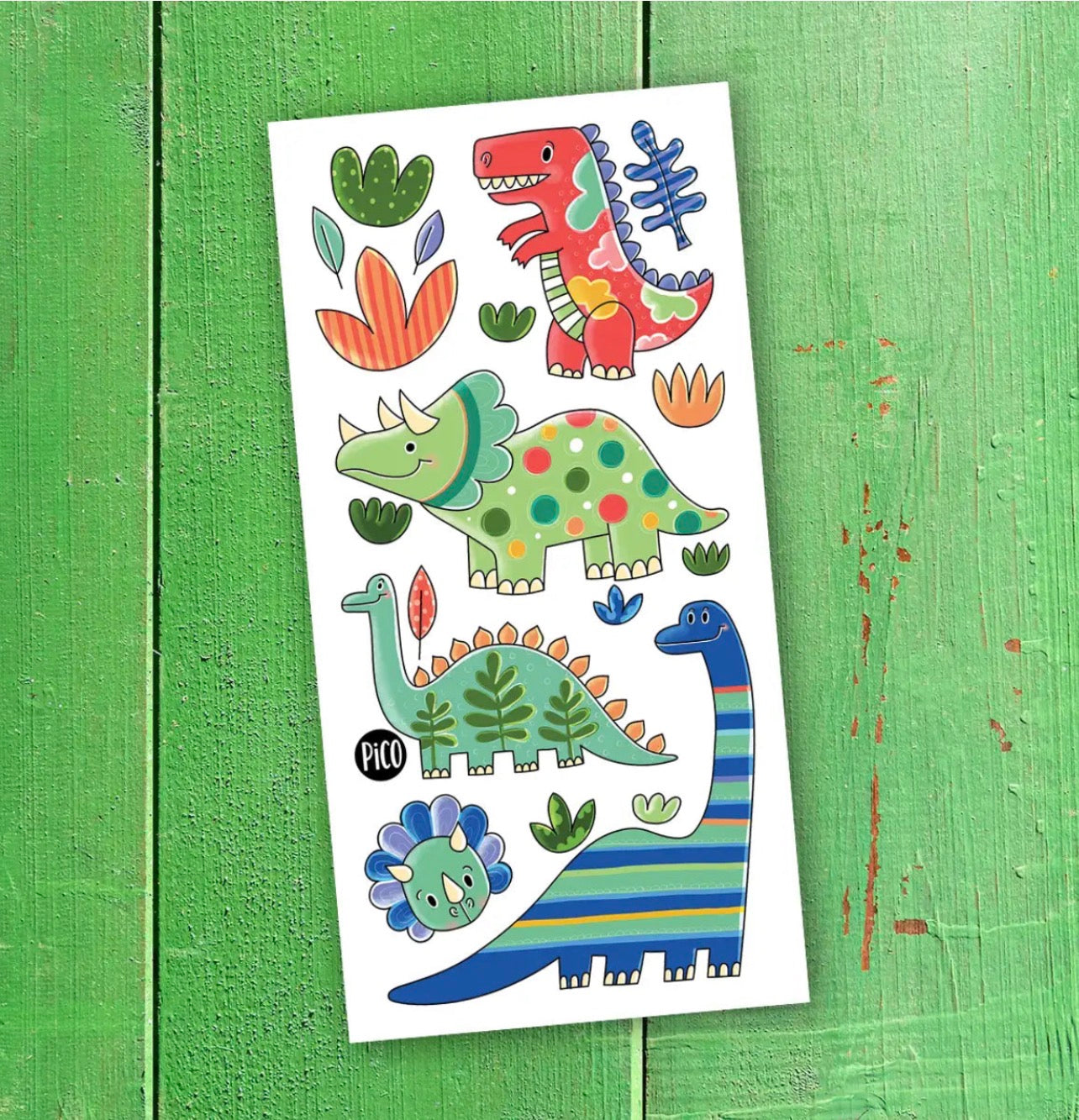 Pico tatoo - Les dinos colorés