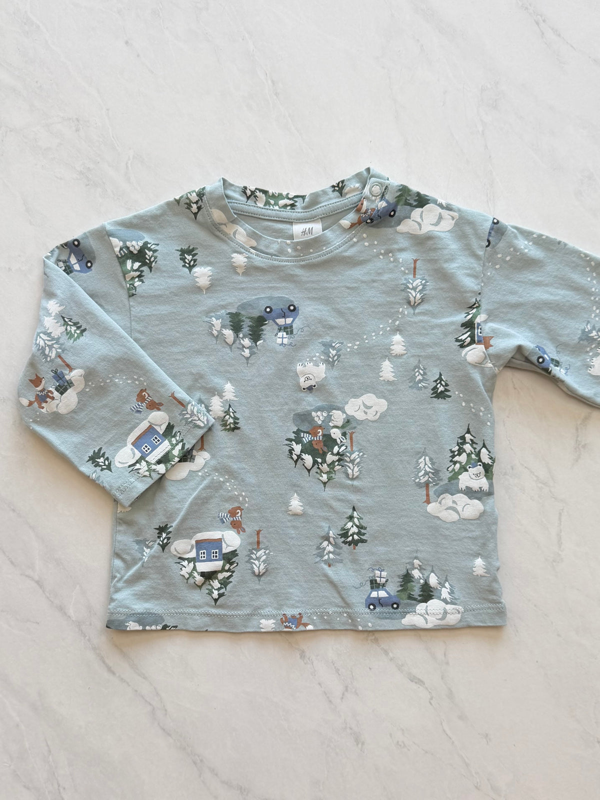 Chandail à manches longues - H&M - 9-12 mois