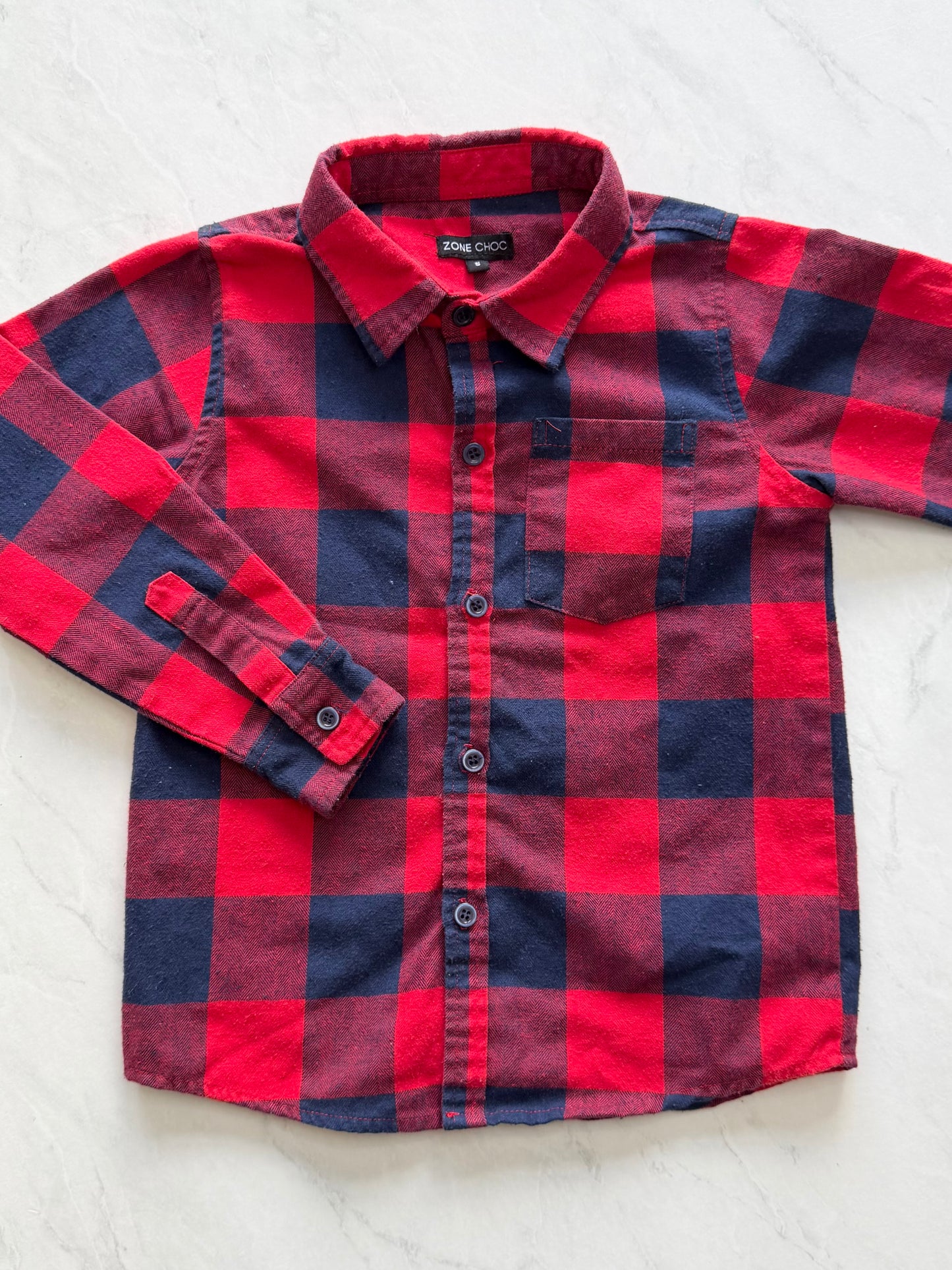 Chemise manches longues - Zone choc - 5 ans