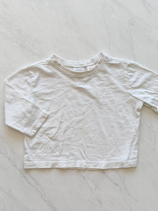 *Imparfait* Chandail manches longues - Zara - 9-12 mois