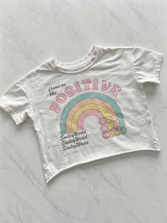 T-shirt crop - Smiley World - 4T
