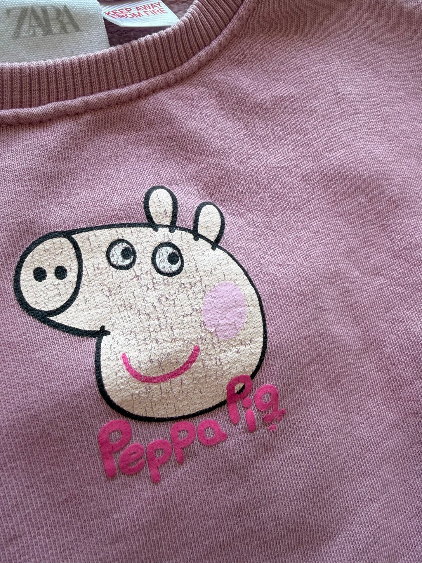 *Imparfait* Ensemble 2 pièces - Zara X Peppa Pig - 2 ans