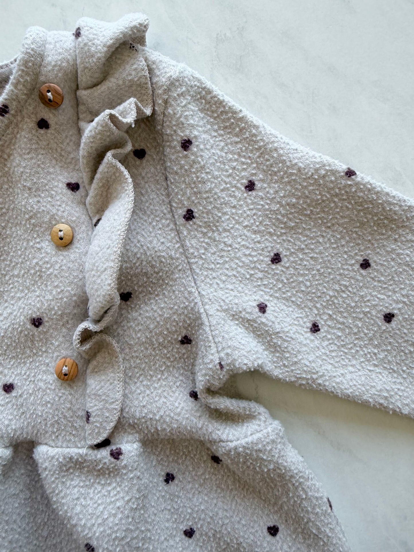Robe manches longues - Zara - 4-5 ans (mousseux)