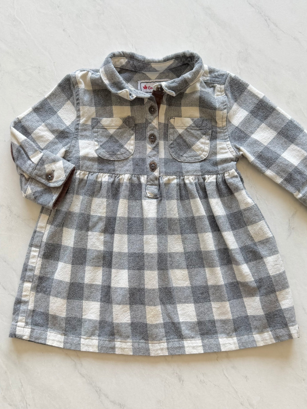 Robe manches longues - Canadiana - 12-18 mois