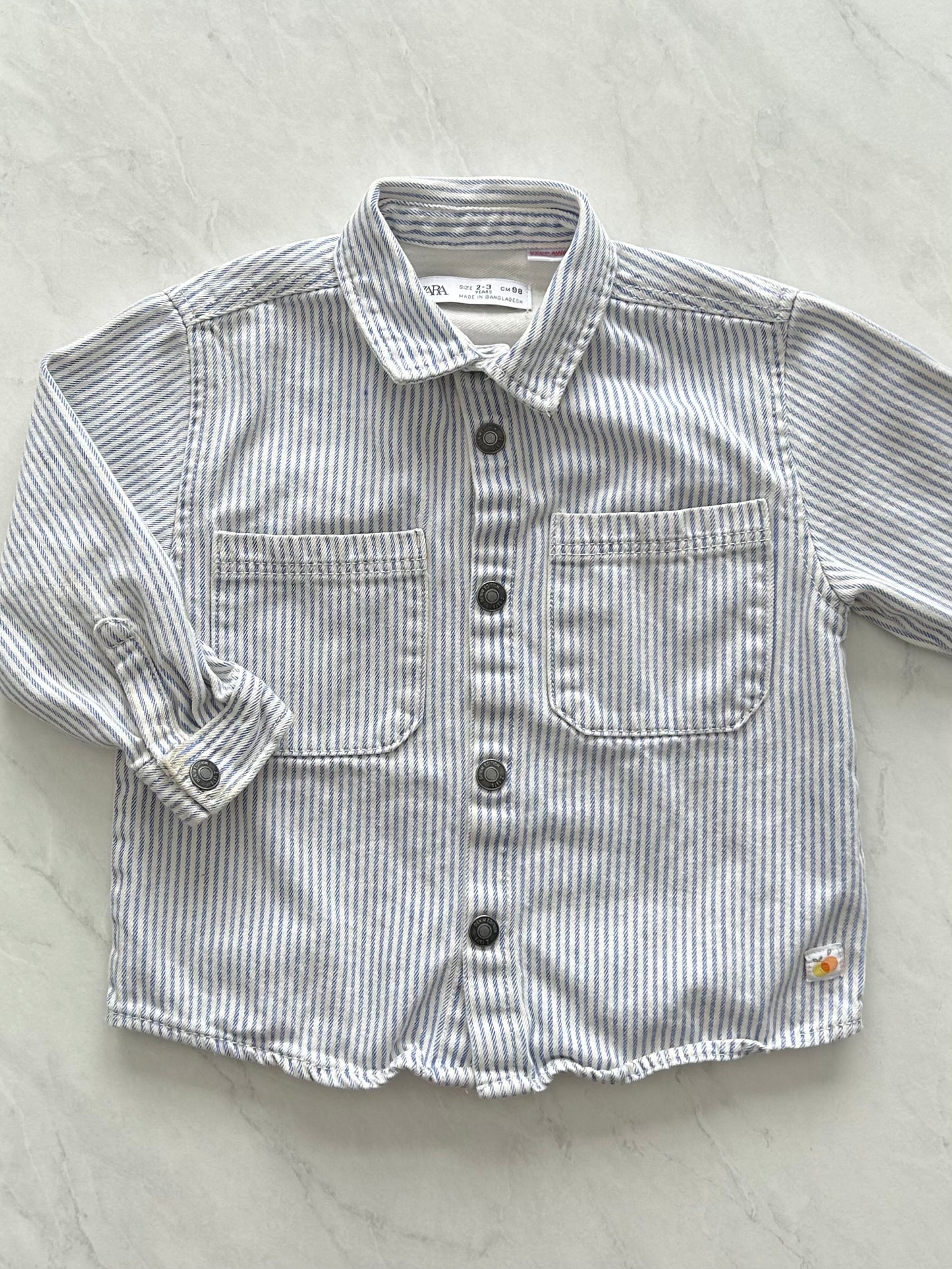 *Imparfait* Veste en denim - Zara - 2-3 ans