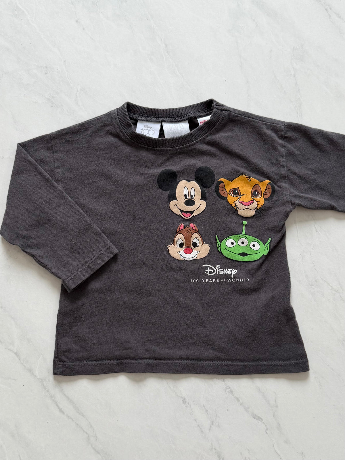 Chandail manches longues - Zara X Disney 100 - 9-12 mois