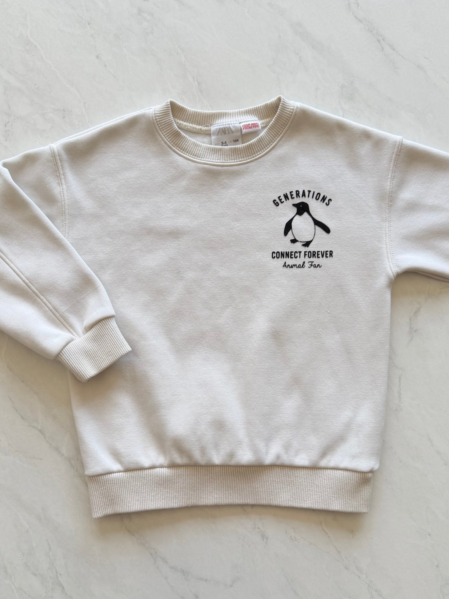 *Imparfait* Crewneck - Zara - 3-4 ans