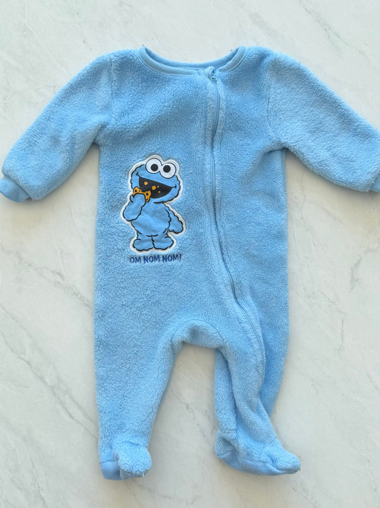 Pyjama à pattes - Sesame Street - 3-6 mois (léger mousseux)