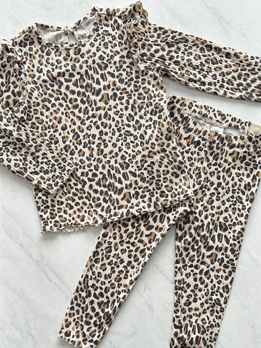 Ensemble 2 pièces côtelé - H&M - 2-3 ans