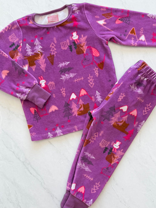 Pyjama 2 pièces en velours - Souris Mini - 18-24 mois