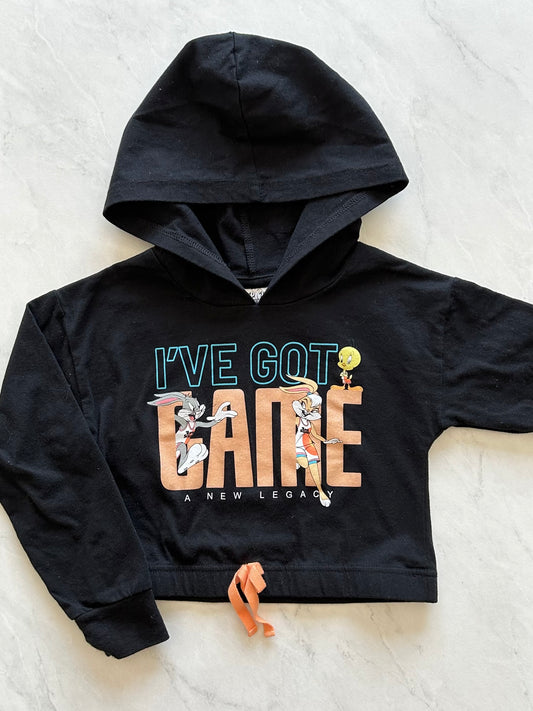 Chandail à capuchon « crop » - Space Jam - 4-5 ans