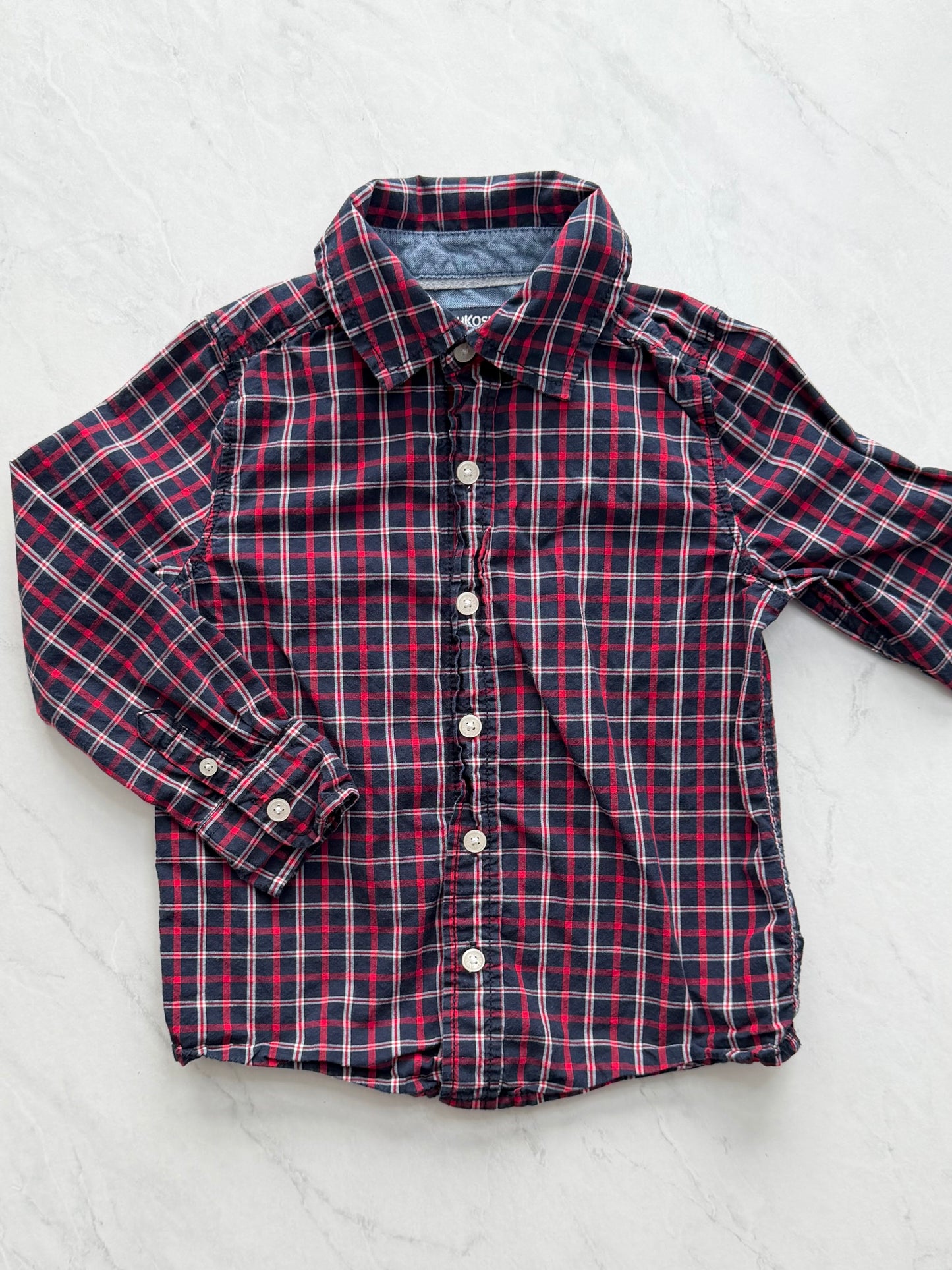 Chemise manches longues - OshKosh - 4-5 ans