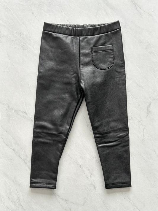 Legging style cuirette - Zara - 3 ans