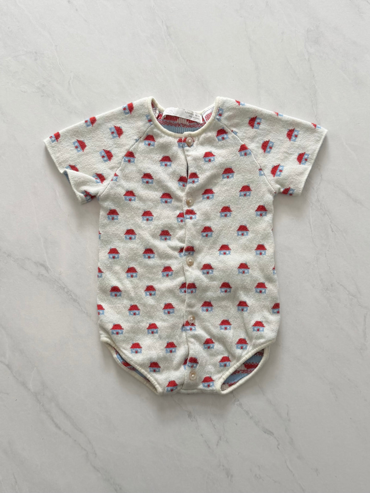 Barboteuse en mailles - Zara - 1-3 mois