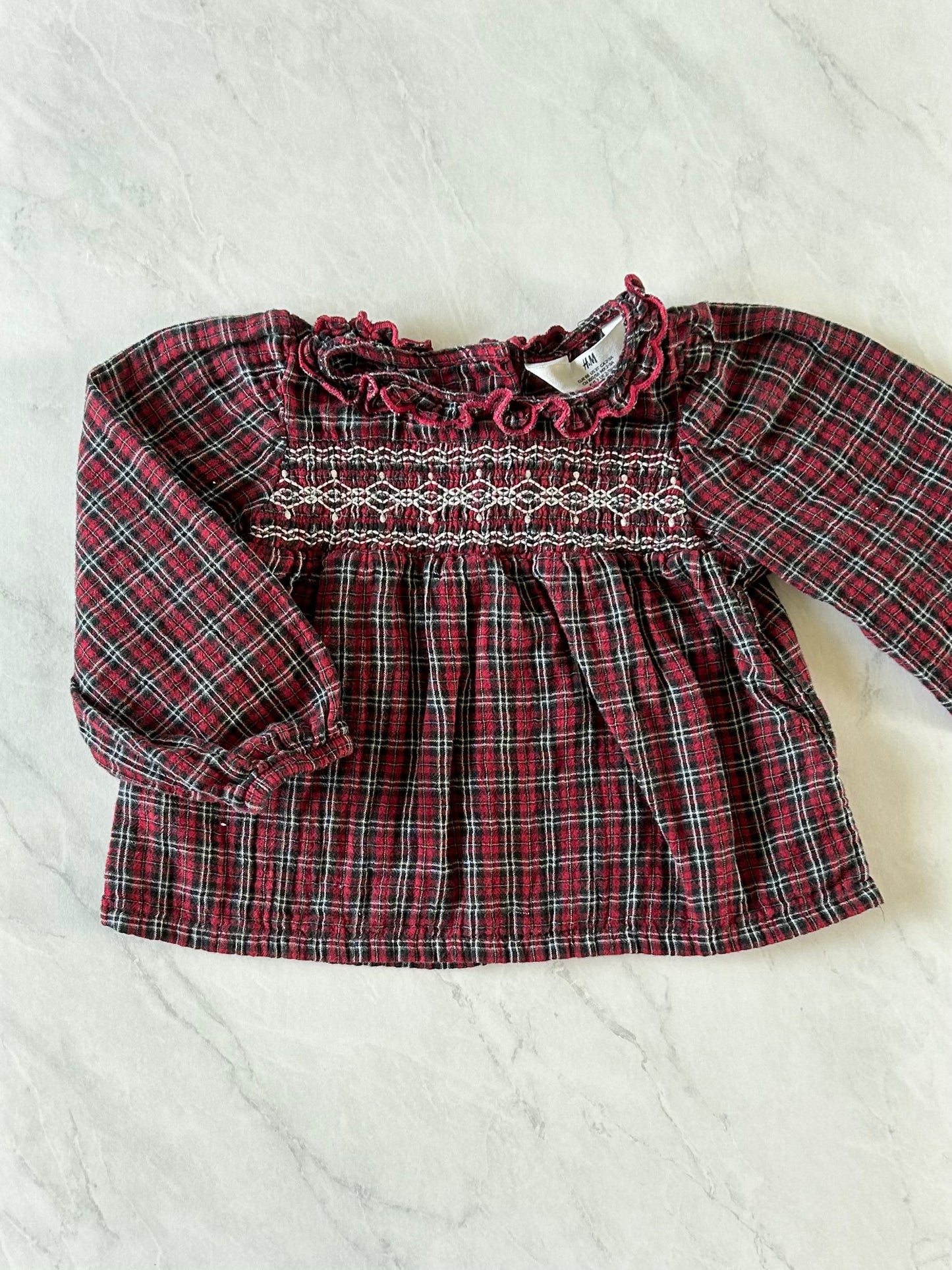 Blouse manches longues - H&M - 2-3 ans