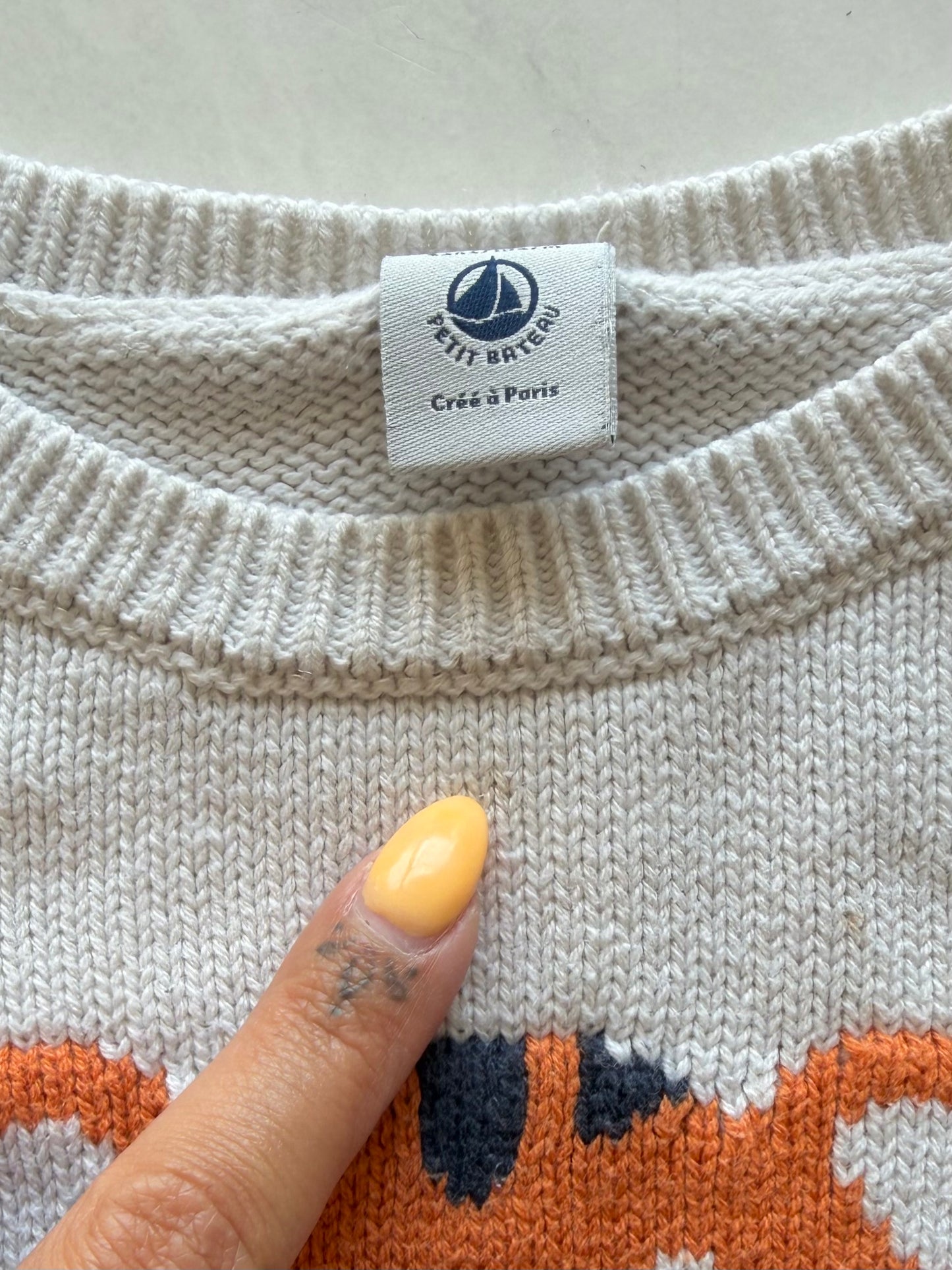 *Imparfait* Pull en mailles - Petit Bateau - 4 ans