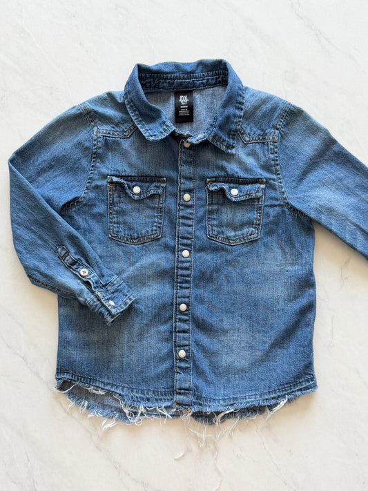 Chemise en jeans - H&M - 4-5 ans