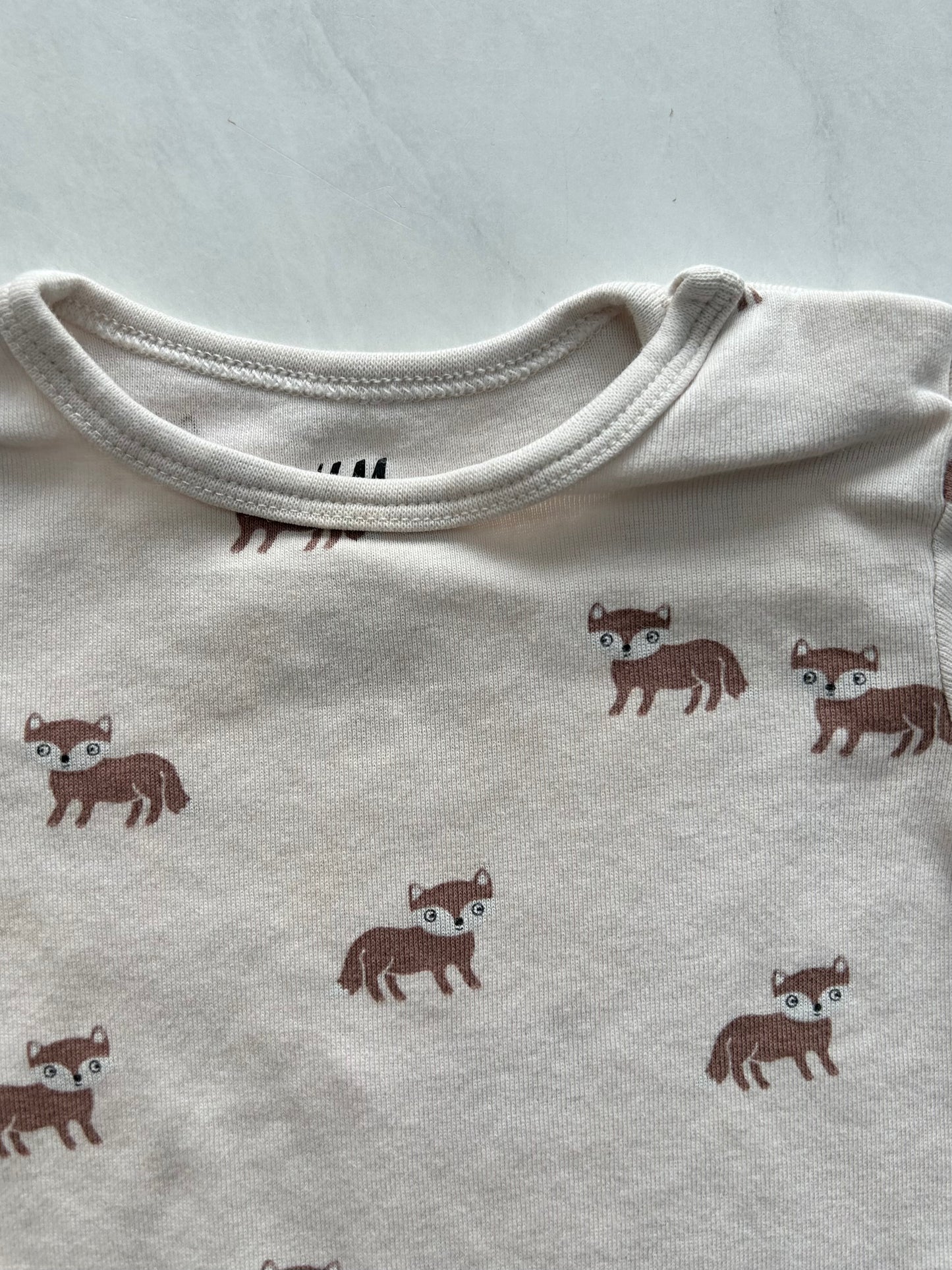 *Imparfait* Cache couche manches longues - H&M - 6-9 mois