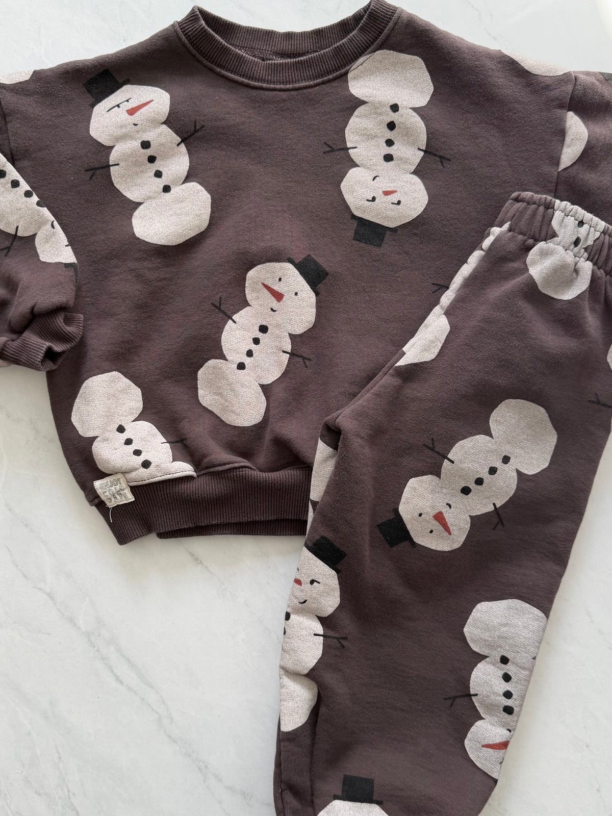 Ensemble 2 pièces en coton ouaté - Zara - 6 ans