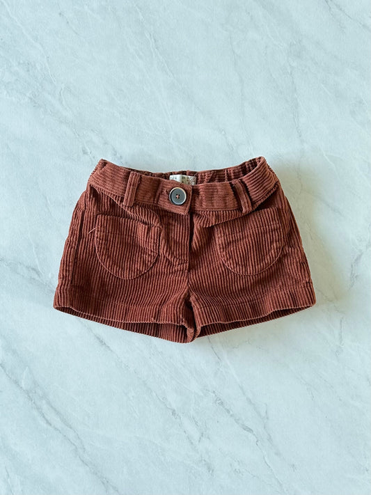 Short en corduroy - Zara - 9-12 mois