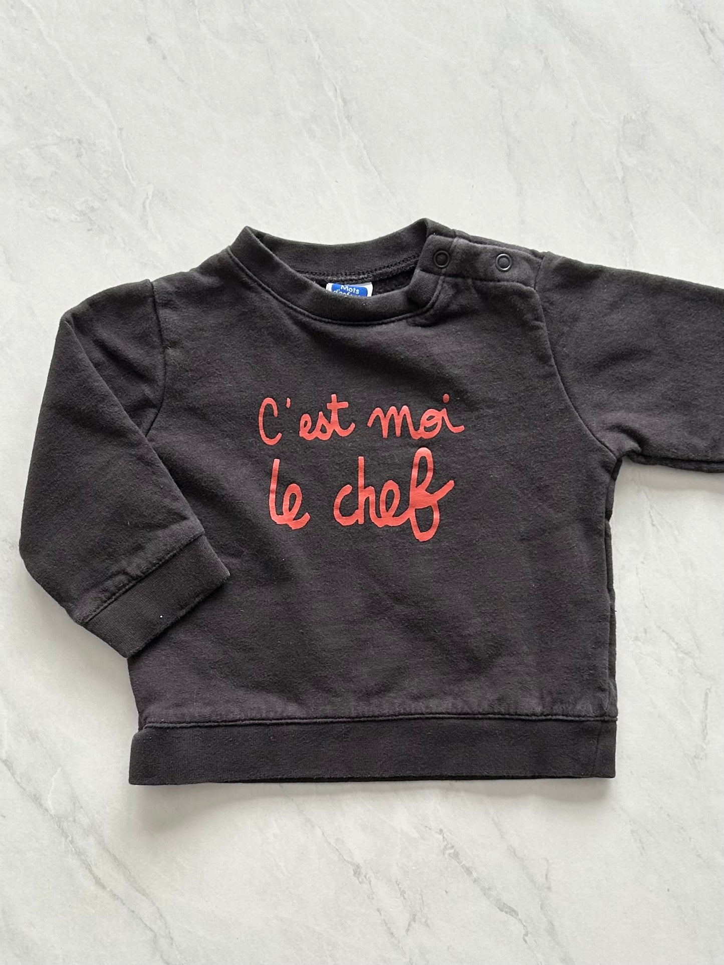 Crewneck - Mots d’enfants - 12 mois