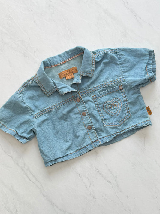 Blouse crop - Souris Mini - 4 ans