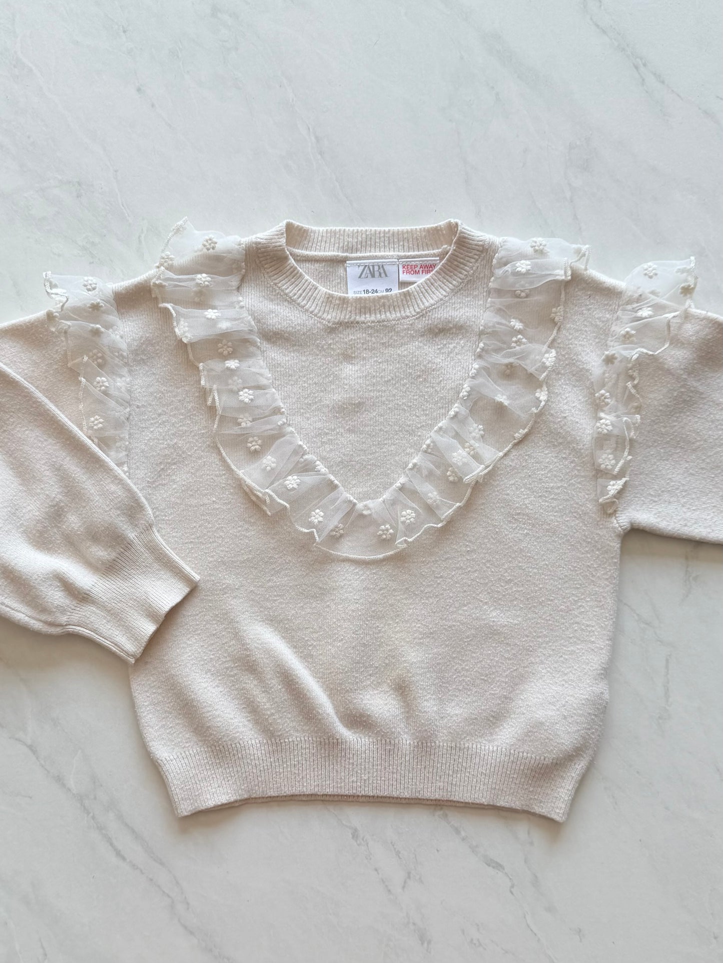 *Imparfait* Pull en mailles - Zara - 18-24 mois